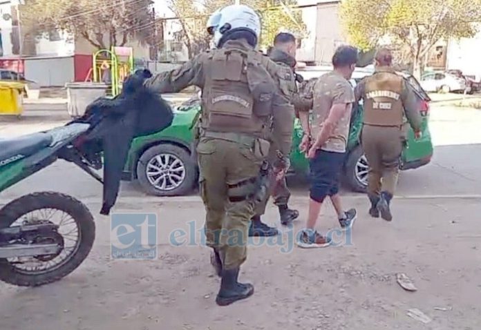 Cuatro personas detenidas dejó una nueva Ronda Impacto de Carabineros en San Felipe.