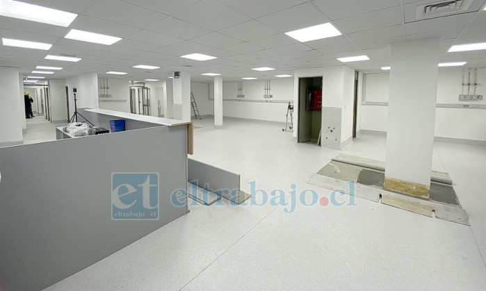 Un 92% de avance presentan las obras de construcción de la Sala de Quimioterapia del Hospital San Camilo.