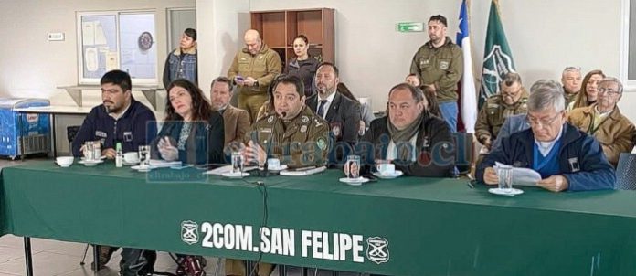 Carabineros entregó cifras de delitos en la última sesión de STOP.