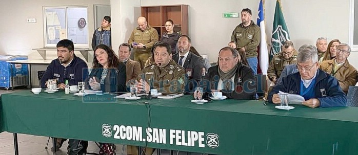 Carabineros entregó cifras de delitos en la última sesión de STOP.