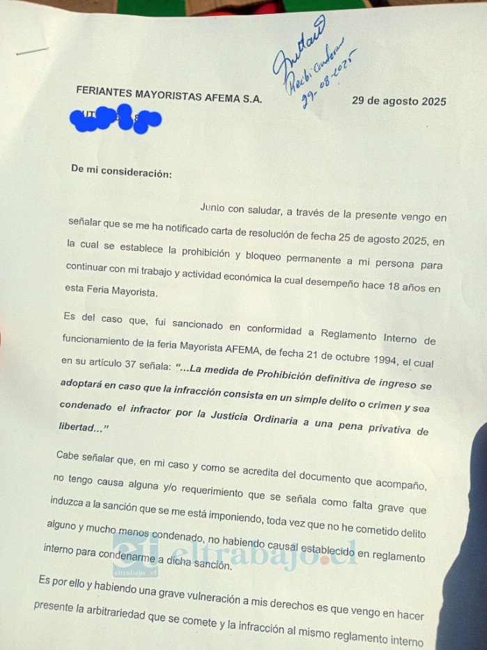 La respuesta del comerciante a la resolución del Comité de Disciplina AFEMA.