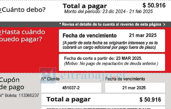 Aseguran que su promedio mensual era de $50.000.