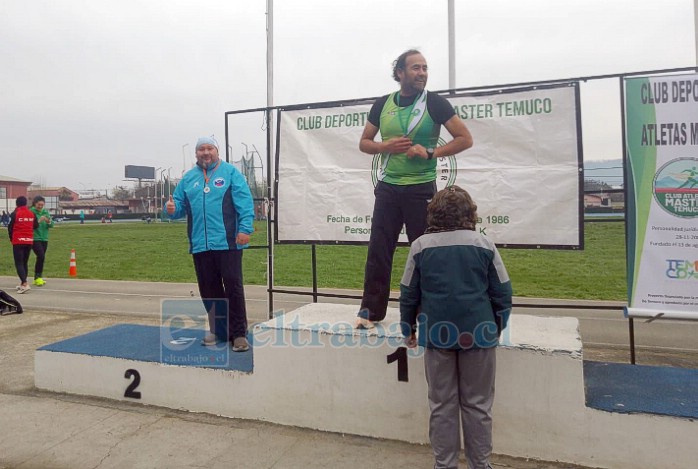 Medallas de plata y oro para Jorge ´La Mole’ Ovalle en Temuco