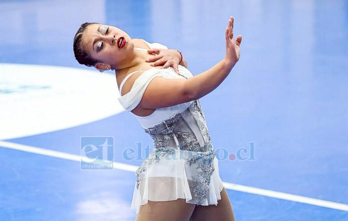 Constanza Gutiérrez, la patinadora andina de 16 años que clasificó al Mundial de Patinaje en China.