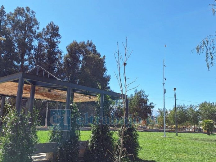 La nueva cámara viene a aportar en la prevención y el cuidado del Parque Borde Estero Quilpué.
