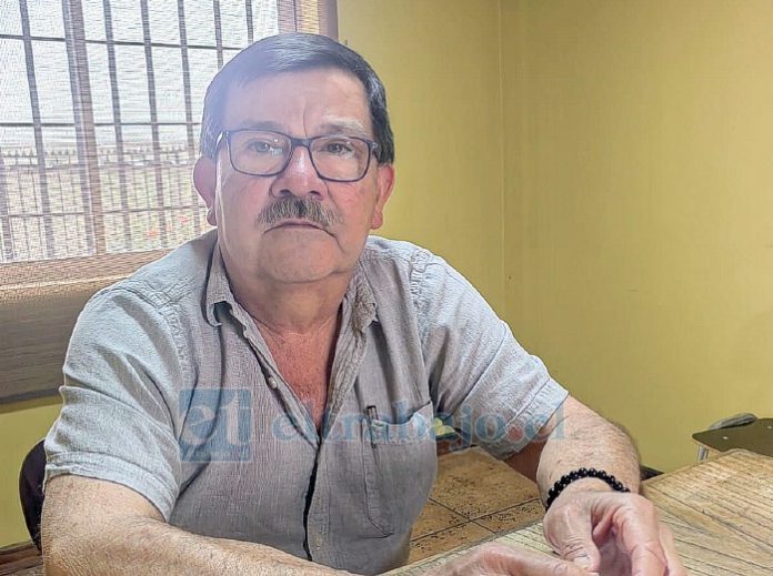 Arsirio Aragón, gerente de la cooperativa APR 21 de Mayo.