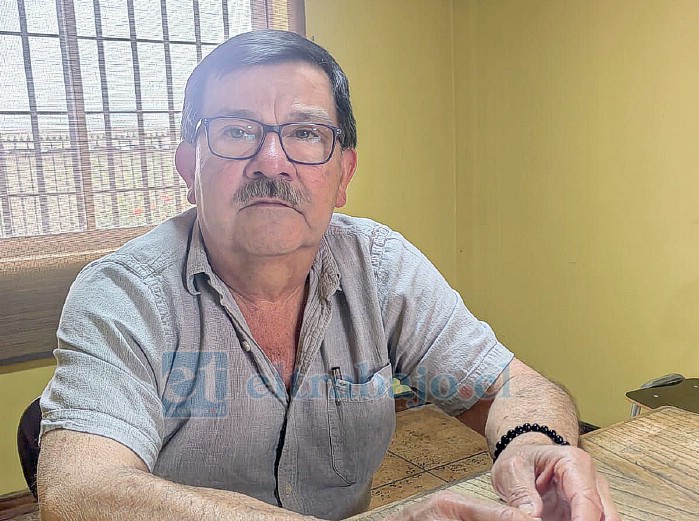 Arsirio Aragón, gerente de la cooperativa APR 21 de Mayo.