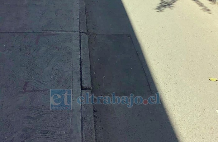 Actualmente, el sector se encuentra reparado.