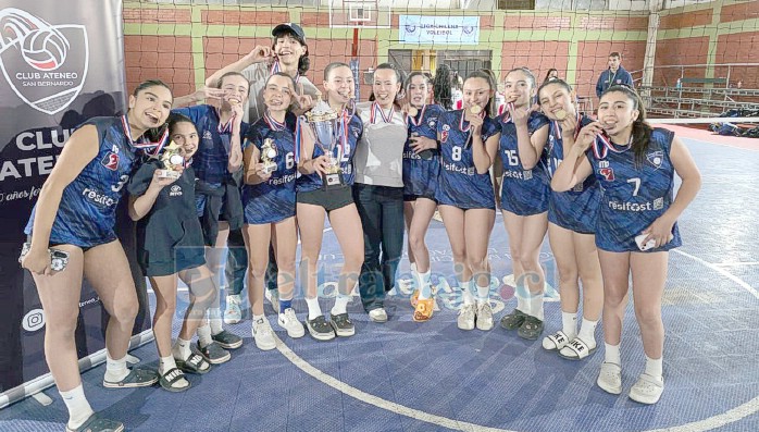 Representativo Sub-14 logró el tercer lugar en la Copa de Oro de la Liga Interregional, desarrollada en San Bernardo.