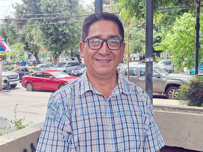 Juan Manuel Millanao, administrador del Cementerio Municipal.