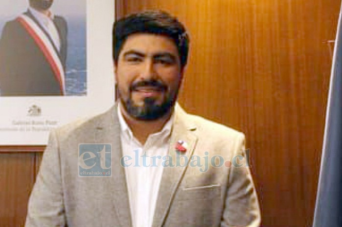 Daniel Muñoz, delegado presidencial provincial de San Felipe de Aconcagua.