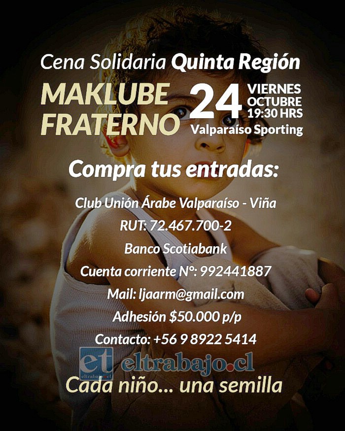 Desde ya se puede comprar la entrada al evento.