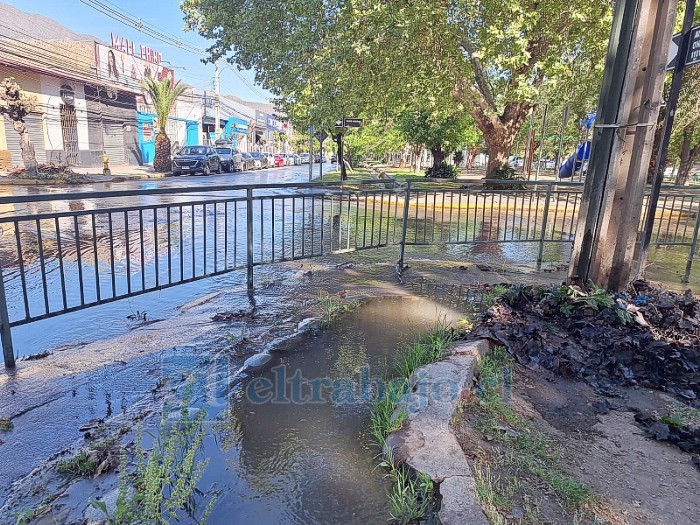 Prácticamente una semana duró el desborde del canal.