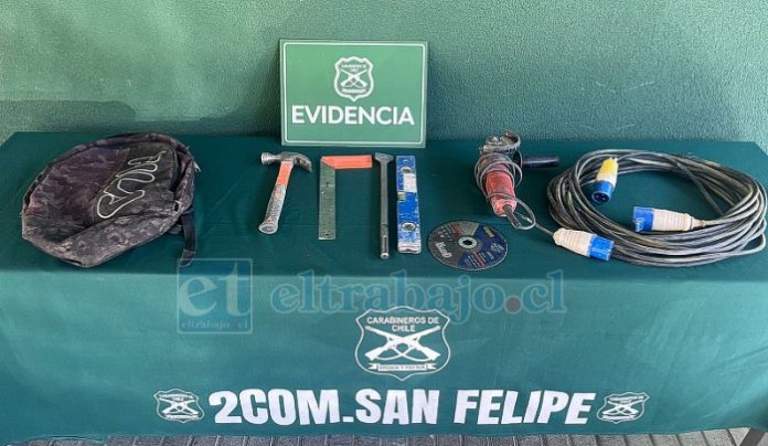 Estas son las especies recuperadas tras el robo a empresa constructora.