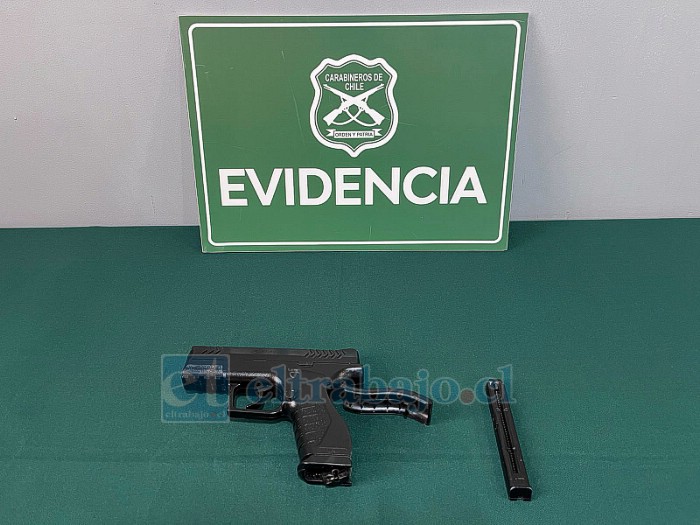 Arma usada en el ilícito.