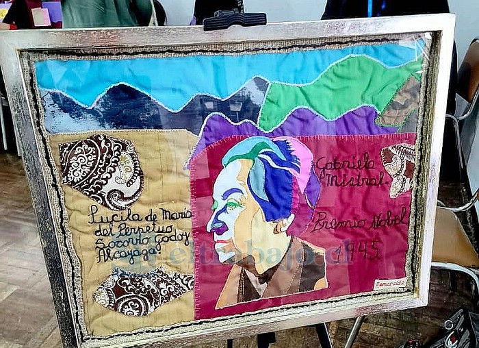 Cuadro de artista y poetisa Esmeralda Muñoz.