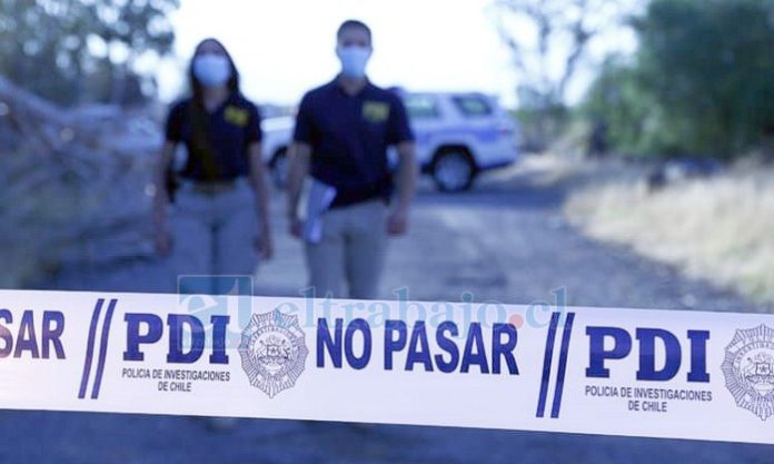 Brigada de Homicidios investiga muerte de un hombre en Putaendo (Imagen referencial).