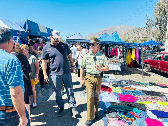 Un nuevo operativo de fiscalización se realizó en la feria de Diego de Almagro.