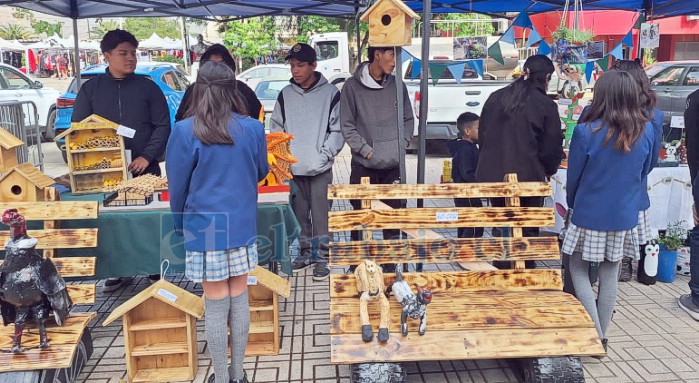Algunos de los stands que estuvieron presentes.