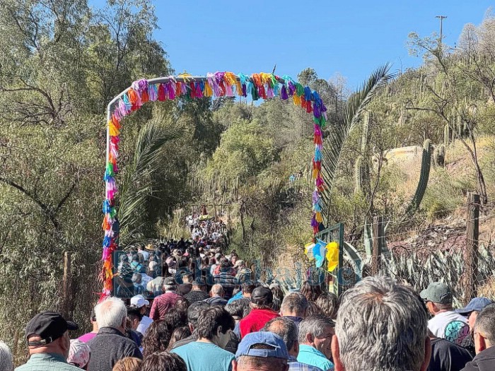 Miles de personas participaron de la peregrinación. 