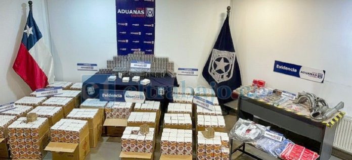 Fuegos artificiales, cigarros de contrabando y anabólicos fueron incautados.