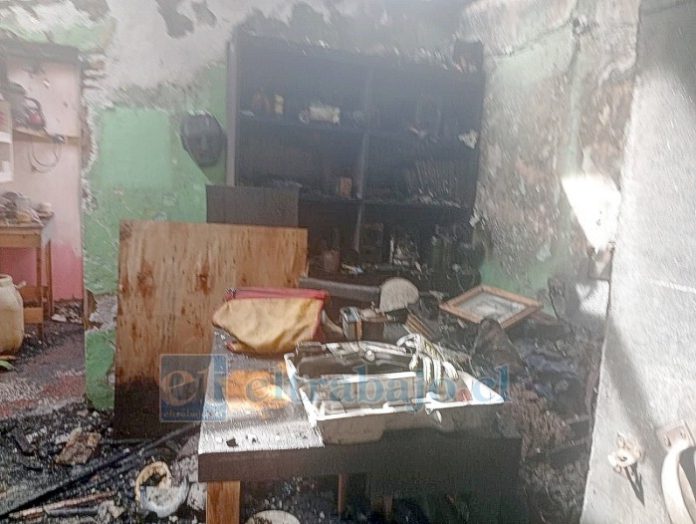 incendio Los Andes 4 Pérdidas casi totales fue las que dejó este incendio.