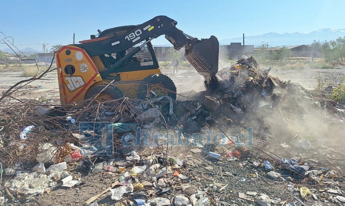 Retiran rucos en calle Santiago Bueras tras seguidilla de robos e incivilidades en el sector