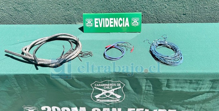 Estas son los cables recuperados.