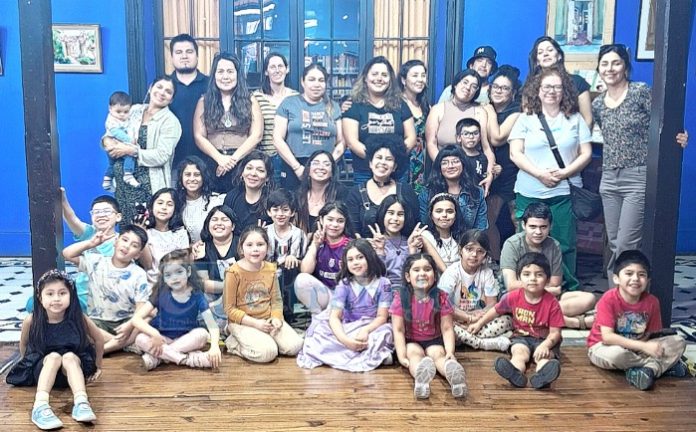 Club de Niños Emotivarte Chile en la Biblioteca Pública de San Felipe.