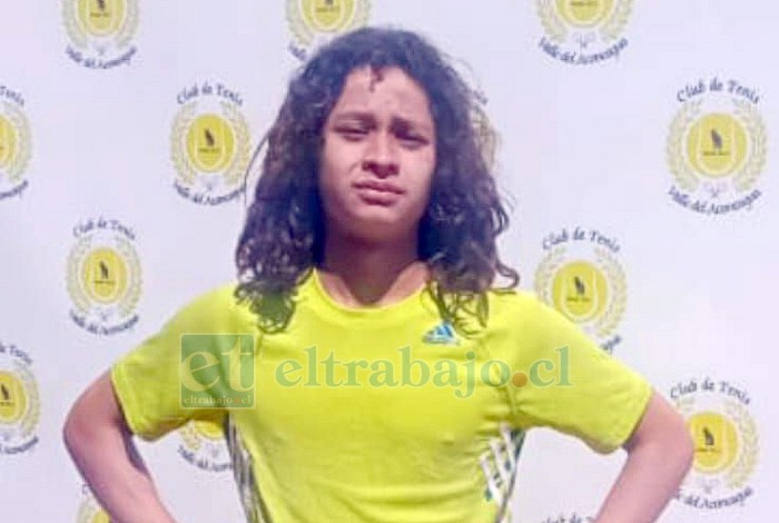 Demetrio Cuevas, joven promesa del tenis sanfelipeño.
