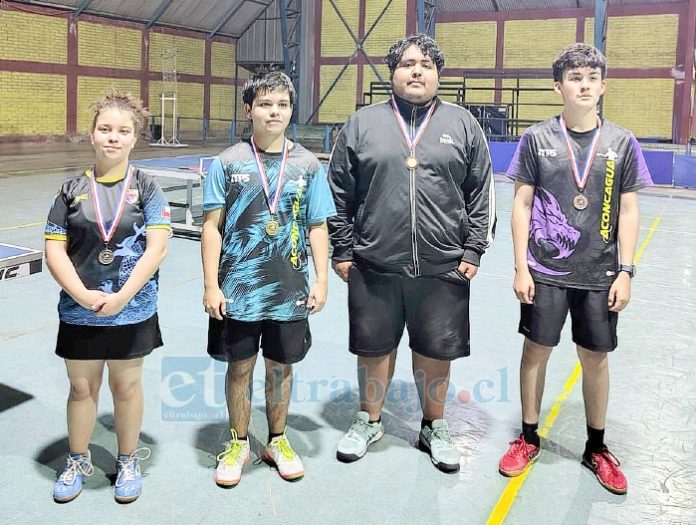 Nicole Concha, Matías Soto, Simón Aros y Mateo Yévenes hicieron podio en la serie Sub-18.