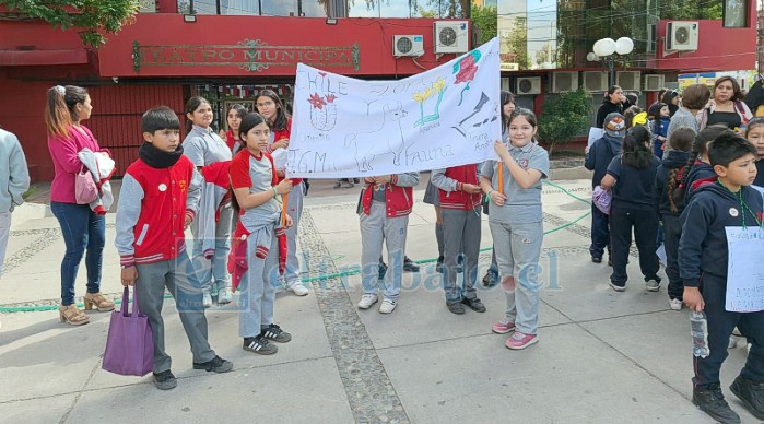 Niños y niñas se la jugaron por el cuidado del medio ambiente.