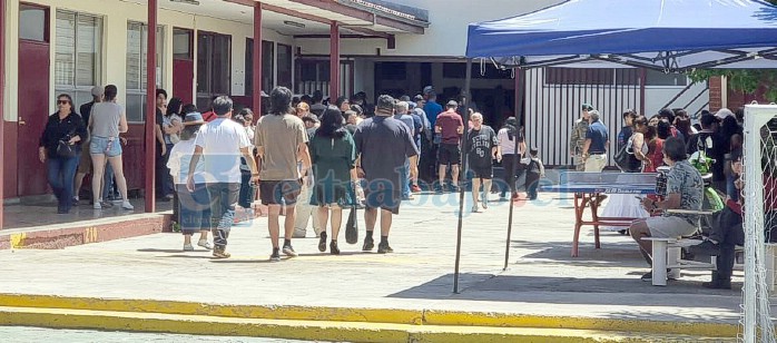 Alta concurrencia de votantes marcó la jornada en Aconcagua.