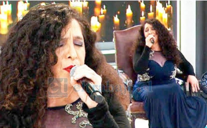 Águeda Jofré, artista andina, durante su participación en el programa de televisión ‘Cuánto Vale el Show’ de Chilevisión.