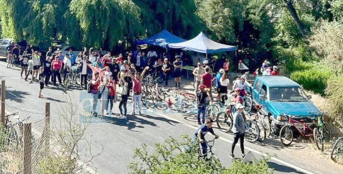 El recorrido contempla 20 kilómetros ida y vuelta entre el establecimiento y la ruta E-77.