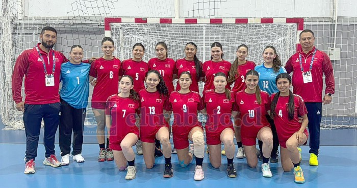 El equipo de la Región de Valparaíso que se encuentra participando en los Juegos Binacionales Maule 2025.