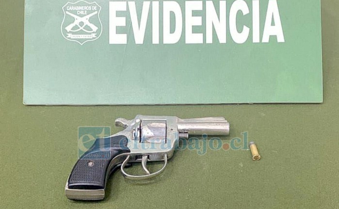 Esta es el arma incautada. 