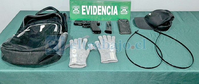 Parte de las especies ocupadas por los delincuentes para cometer el delito. 