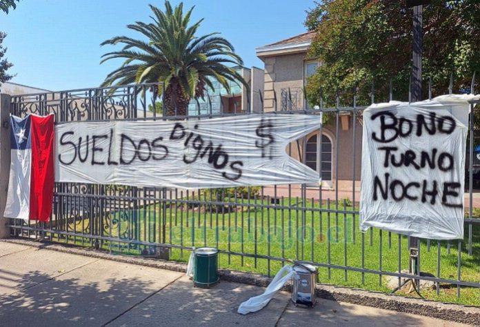 Una semana cumple el paro de trabajadores y trabajadoras de la ACHS en San Felipe.