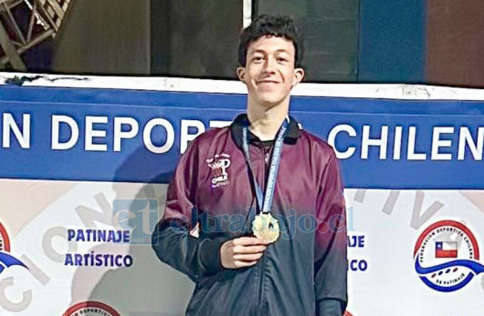 Camilo Olguín, campeón nacional en la modalidad Promoción Junior.