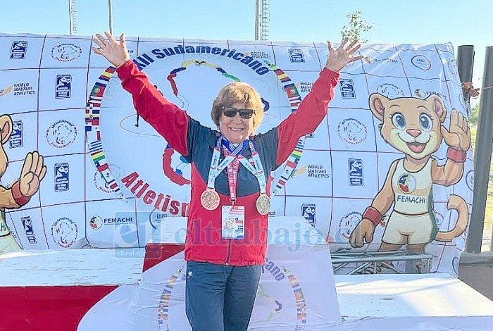El atletismo máster del Aconcagua tiene a su ‘mujer de oro’
