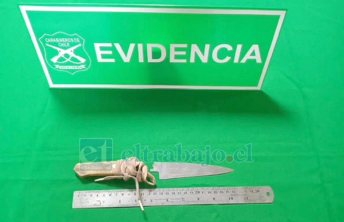 Estas eran algunas de las armas utilizadas por este delincuente.