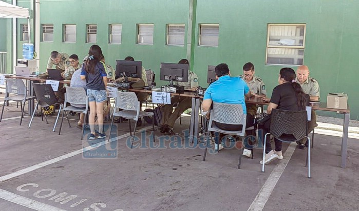 Tal como en la elección pasada, Carabineros recibirá excusas este día domingo (Imagen de archivo).