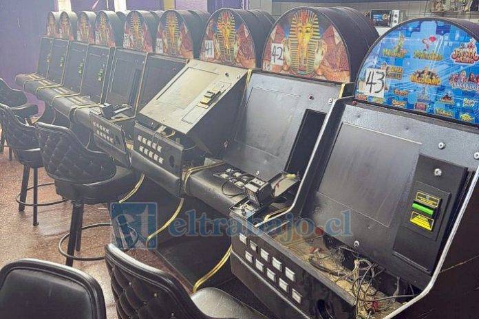 Daños en diversas máquinas del lugar.