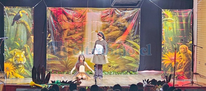 La obra Cuentos de la selva puso en valor dos relatos de Horacio Quiroga: Las medias de los flamencos y La gamita ciega.