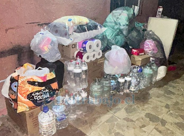Artículos de higiene, limpieza y alimentos no perecibles forman parte de la ayuda que la agrupación femenina está reuniendo para ser entregada directamente a familias afectadas en la comuna de Penco, Región del Biobío.