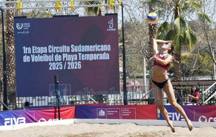 Imagen precisa al momento de un saque.