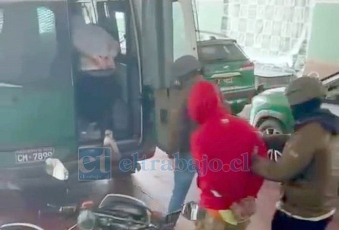 Dos delincuentes detenidos por secuestro en Los Andes.