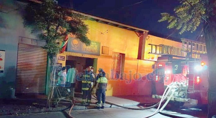Bomberos evitó lo que pudo ser una tragedia en San Felipe.