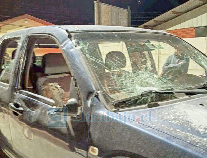 Así quedó el vehículo en el que se desplazaba el hijo de una conocida abogada de la zona, tras una violenta persecución y posterior emboscada ocurrida la noche del 17 de diciembre.